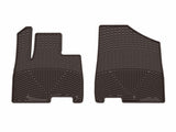 WeatherTech 22-26 Kia Carnival 1st Row Front All-Weather Floor Mats - Cocoa