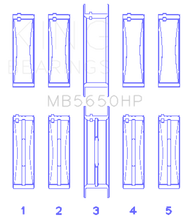 Load image into Gallery viewer, King Engine Bearings Ford 370/429/460 16V OHV (Size .001) Crankshaft Main Bearing Set