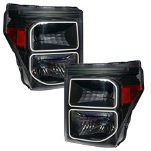 Load image into Gallery viewer, Oracle 11-16 Ford F250/350 LED HL - Black - ColorSHIFT w/ BC1 Controller