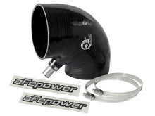 Load image into Gallery viewer, aFe Magnum FORCE Intake Coupling Kit (4 IN ID to 4-1/4 IN ID x 90 Deg.) Elbow Coupler - Black