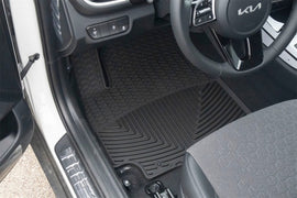 WeatherTech 21-26 Kia Seltos 1st Row Front All-Weather Floor Mats - Black