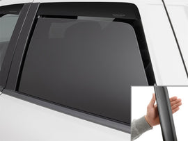 WeatherTech 11-26 Dodge Durango Rear Rear Side Window Deflectors - Matte Blk