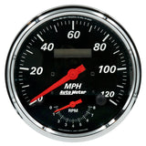 Autometer Designer Black Tach/Speedo 5in. - 120mph & 8k RPM