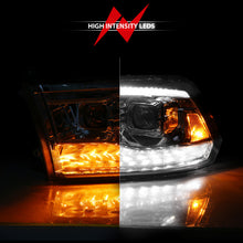 Load image into Gallery viewer, ANZO 09-19 Dodge RAM 1500 / 10-18 2500/3500 LED Proj Headlights SeqSig Chrome - Pair
