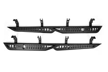 Load image into Gallery viewer, DV8 Offroad 19-24 GMC Sierra 1500 Crew Cab OE Plus Side Steps - Black Steel