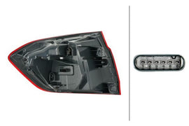 Hella 2014-2019 BMW 320i M3 Right Tail Light