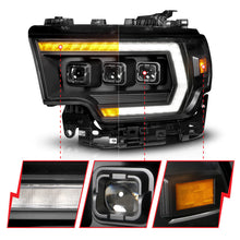 Load image into Gallery viewer, ANZO 19-24 RAM 2500/3500 Z-Series Full LED Proj Headlights DRL/Init/SeqSig - Pass. Side ONLY
