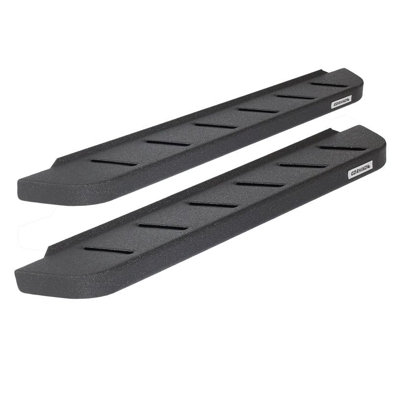 Go Rhino RB10 Running Boards 57in. Cab Length - Tex. Blk (No Drill/Mounting Brackets Required)