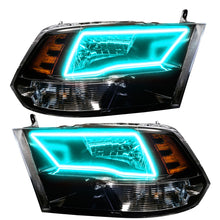 Load image into Gallery viewer, Oracle Lighting 09-18 RAM 1500 Sport Halo Headlights - Blk Housing w/RF Controller