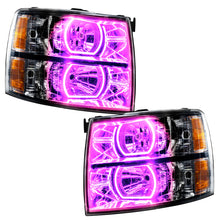 Load image into Gallery viewer, Oracle 07-13 Chevrolet Silverado SMD HL - Black - Square - ColorSHIFT w/ BC1 Controller