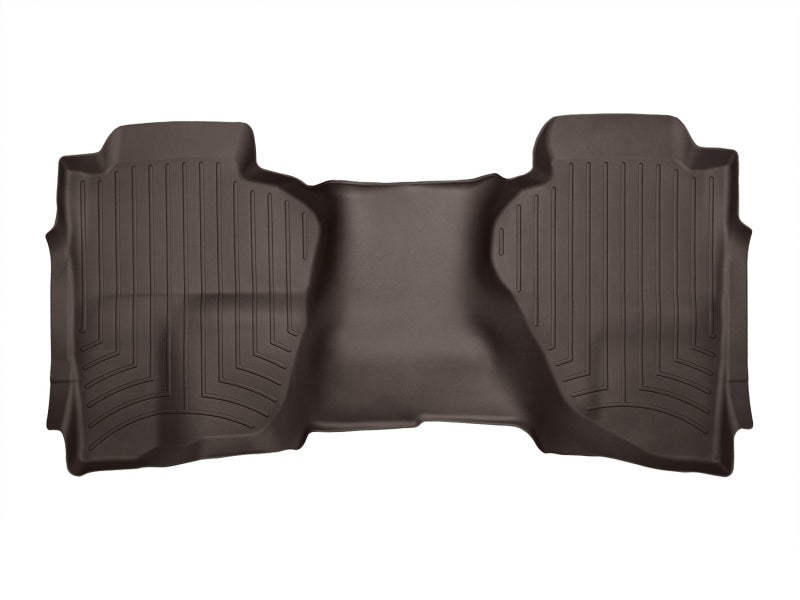 WeatherTech 15-20 Cadillac Escalade ESV Rear FloorLiner HP - Cocoa (2pc - 2nd Row Bench & 3rd row)