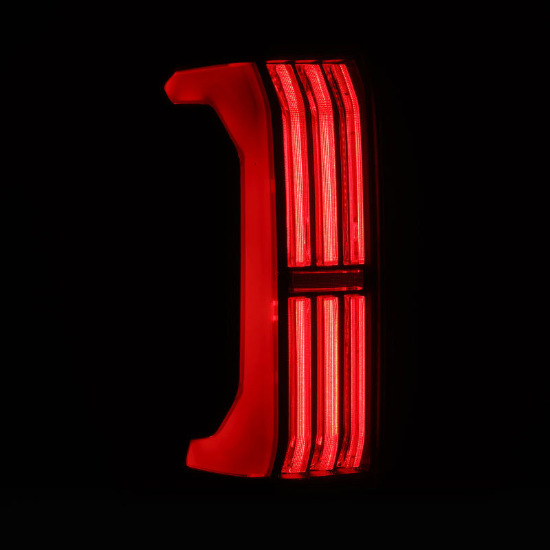 AlphaRex 24-25 Toyota Tacoma NOVA-Series LED Prismatic Tail Lights - Alpha-Black