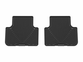 WeatherTech 17-25 Audi Q7 2nd Row Rear All-Weather Floor Mats - Black