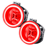 Oracle Lighting 11-16 Jeep Patriot Pre-Assembled LED Halo Fog Lights -Red SEE WARRANTY