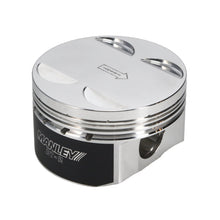 Load image into Gallery viewer, Manley Nissan GTR VR38DETT 98mm Bore 88.4mm Stroke -2cc Dish Turbo Tuff Piston Set w/ Rings