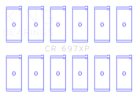 King Engine Bearings Jaguar 4.2L (Size STD) Rod Bearing Set