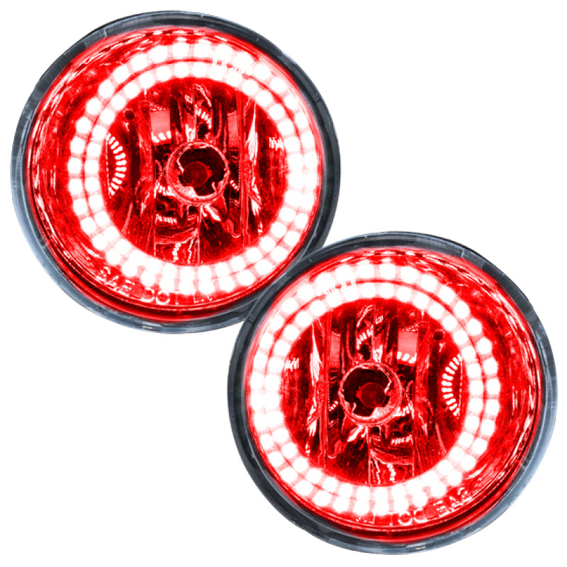 Oracle Lighting 04-07 Nissan Armada Pre-Assembled LED Halo Fog Lights -Red