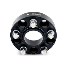 Load image into Gallery viewer, Mishimoto Mishimoto Wheel Spacers 5x114.3 64.1 CB M14x1.5 25mm BK