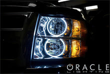 Load image into Gallery viewer, Oracle 07-13 Chevrolet Silverado LED Round Style Headlight Halo Kit - Green