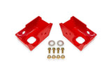 BMR 2021+ Ford Bronco (Exc. Bronco Sport) Rear Shock Mount Skid Plates - Red
