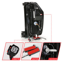 Load image into Gallery viewer, ANZO 21-24 Chevy Suburban/Tahoe Full LED Tail Lights SeqSig Black - Pair