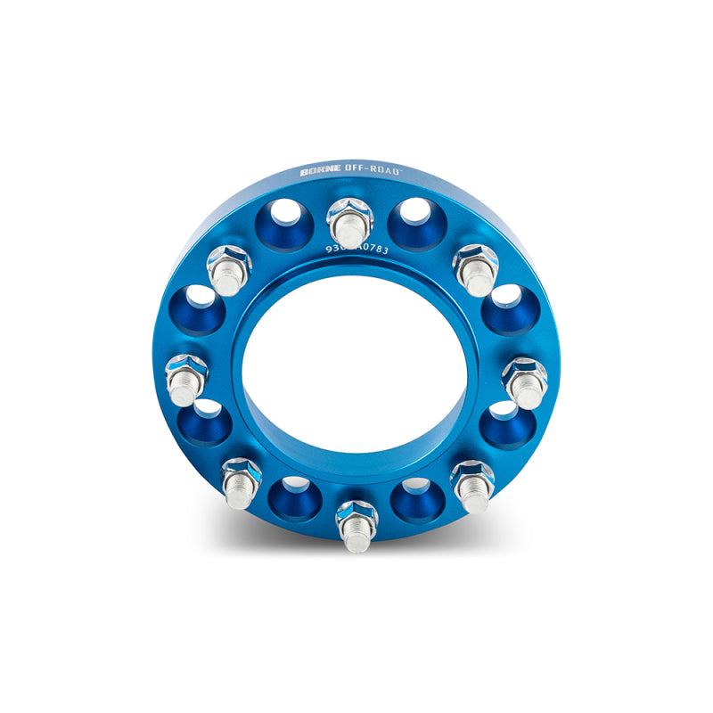 Mishimoto Borne Off-Road Wheel Spacers 8x165.1 116.7 45 M14 Blue