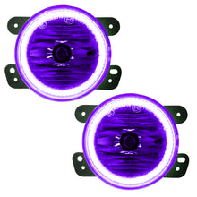 Load image into Gallery viewer, Oracle 07-17 Jeep Wrangler LED Fog Light Halo Kit - UV/Purple