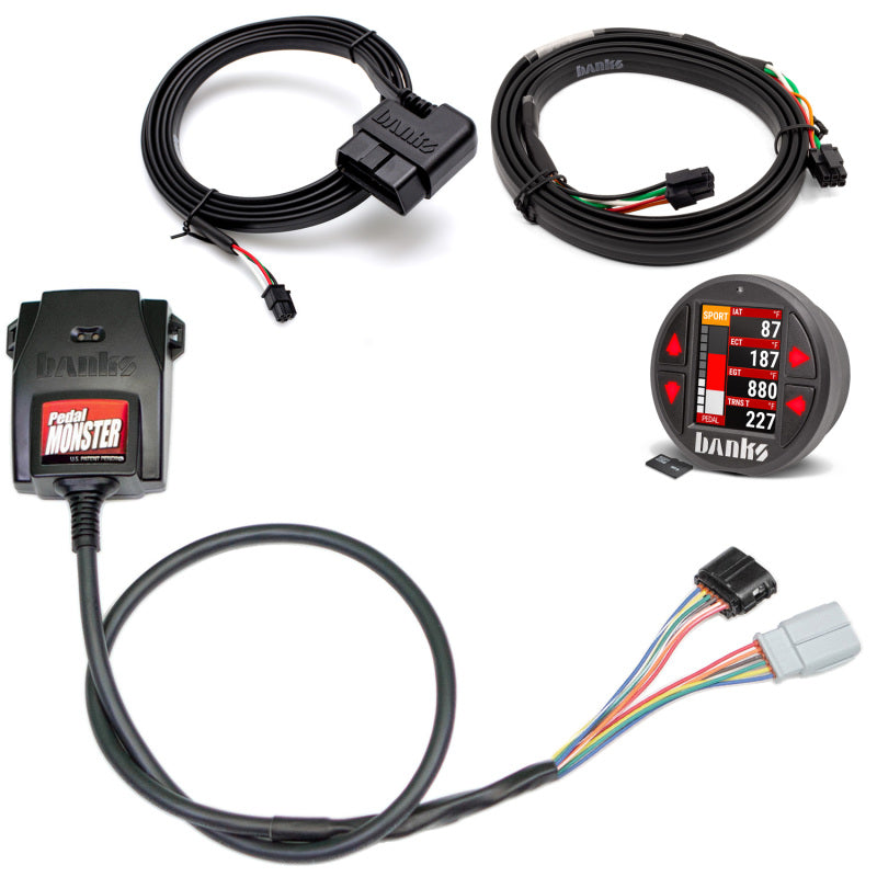 Banks Power Pedal Monster Kit Sumitomo TS 025 Sealed Series (Gray) 6-Way PM-07 With iDash Data Pro