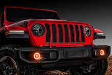 Load image into Gallery viewer, Oracle Jeep Wrangler JL/Gladiator JT LED Surface Mount Fog Light Halo Kit - Amber