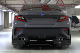 Rally Armor 22-26 Subaru WRX Red UR Mud Flap Altered Font Black Logo