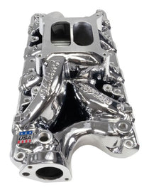 Edelbrock Ford Small-Block 289-302-347 RPM Air-Gap Intake Manifold - Chrome Plasma Finish