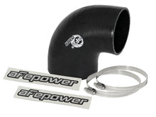 Load image into Gallery viewer, aFe Magnum FORCE Intake Coupling Kit (3-1/2 IN to 3 IN ID x 90 Deg.) Elbow Reducing Coupler - Black