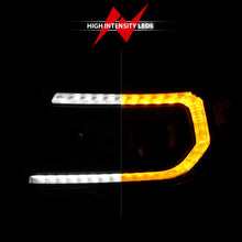 Load image into Gallery viewer, ANZO 05-11 Toyota Tacoma Full LED Projector Headlights White DRL/Init/SeqSig Black - Pair