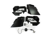 Load image into Gallery viewer, DV8 Offroad 07-18 Jeep Wrangler JK Front Aluminum Inner Fender w/ Rock Lights - Black