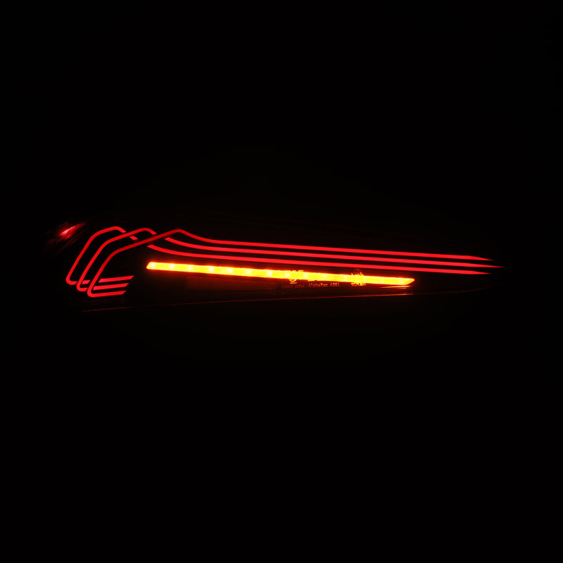 AlphaRex 20-24 Toyota Supra LUXX-Series Laser Style LED Tail Lights Alpha-Black