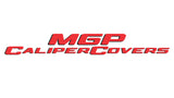 MGP 4 Caliper Covers Engraved F&R 21-22 Chevrolet Colorado Bowtie Red Finish Silver Character