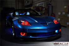 Load image into Gallery viewer, Oracle 05-13 Chevrolet Corvette C6 LED Fog Light Halo Kit - Red