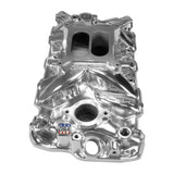 Edelbrock Chevy SB Performer EPS Manifold w/ Oil Fill Tube - Polished Finish