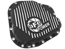 Load image into Gallery viewer, aFe POWER Pro Series Rear Diff Cover Black w/ Machined Fins Ford F-250/350 23-26 (Sterling 11.6)