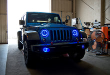Load image into Gallery viewer, Oracle 07-17 Jeep Wrangler Surface Mount LED Headlight Halo Kit - Blue