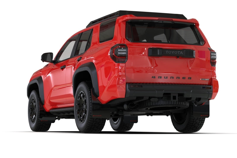 Rally Armor 25-26 Toyota 4Runner Black UR Mud Flap w/ White Logo