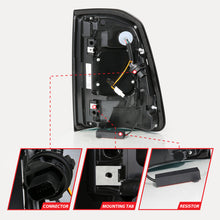 Load image into Gallery viewer, ANZO 19-24 RAM 1500 (Factory Halogen Models) Full LED Tail Lights SeqSig Black - Pair