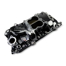 Load image into Gallery viewer, Edelbrock 65-90 BB Chevy Oval Port Heads Performer 2-O Manifold - Black Plasma