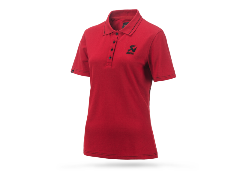 Akrapovic Corpo Polo Red Womens - L