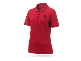 Akrapovic Corpo Polo Red Womens - M