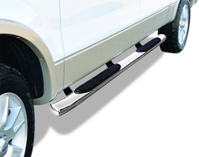 Load image into Gallery viewer, Go Rhino 09-14 Ford F-150 Super Crew 4dr 415 Series SideSteps - Polished