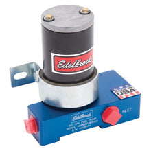 Load image into Gallery viewer, Edelbrock Fuel Pump Electric Quiet-Flo Carbureted 160GPH 1/2In In 1/2In Out 160 GPH Blue