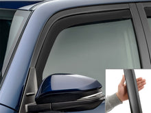 Load image into Gallery viewer, WeatherTech 10-24 Toyota 4Runner Front Front Side Window Deflectors - Matte Blk