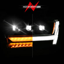 Load image into Gallery viewer, ANZO 19-24 RAM 1500 (New Body/OE Halogen) Full LED Proj Headlights DRL/SeqSig Black - Pass. Side