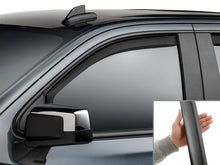 Load image into Gallery viewer, WeatherTech 19-26 Chevrolet Silverado Front Front Side Window Deflectors - Matte Blk